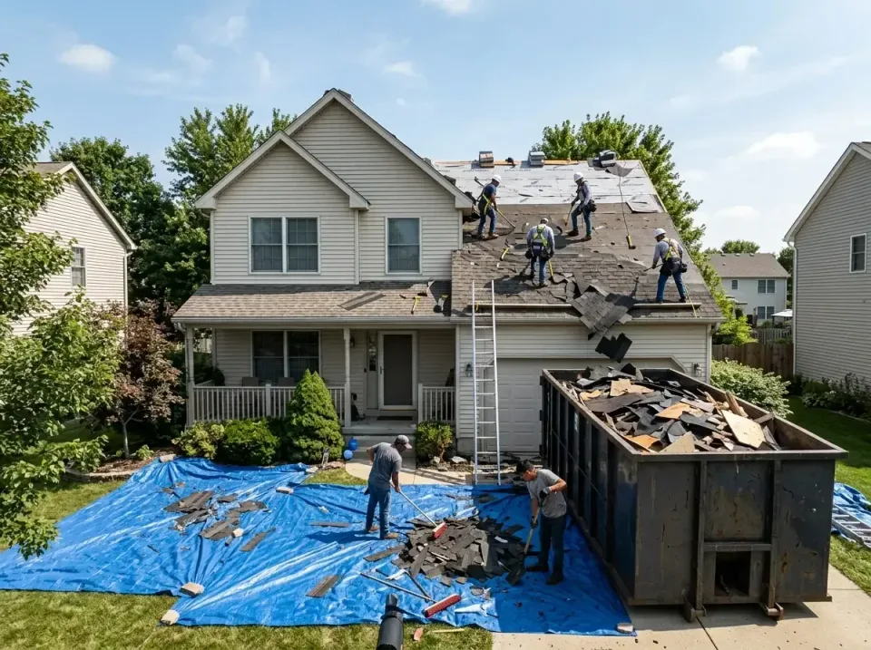 roof-replacement-debris-remova-004 — frequently asked questions, Cheapest Dumpster Rentals in Frankfort, IN